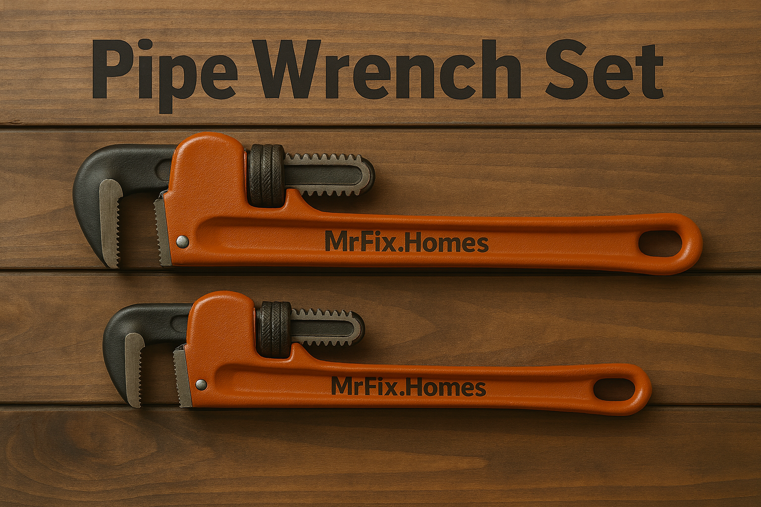 Pipe Wrench Set