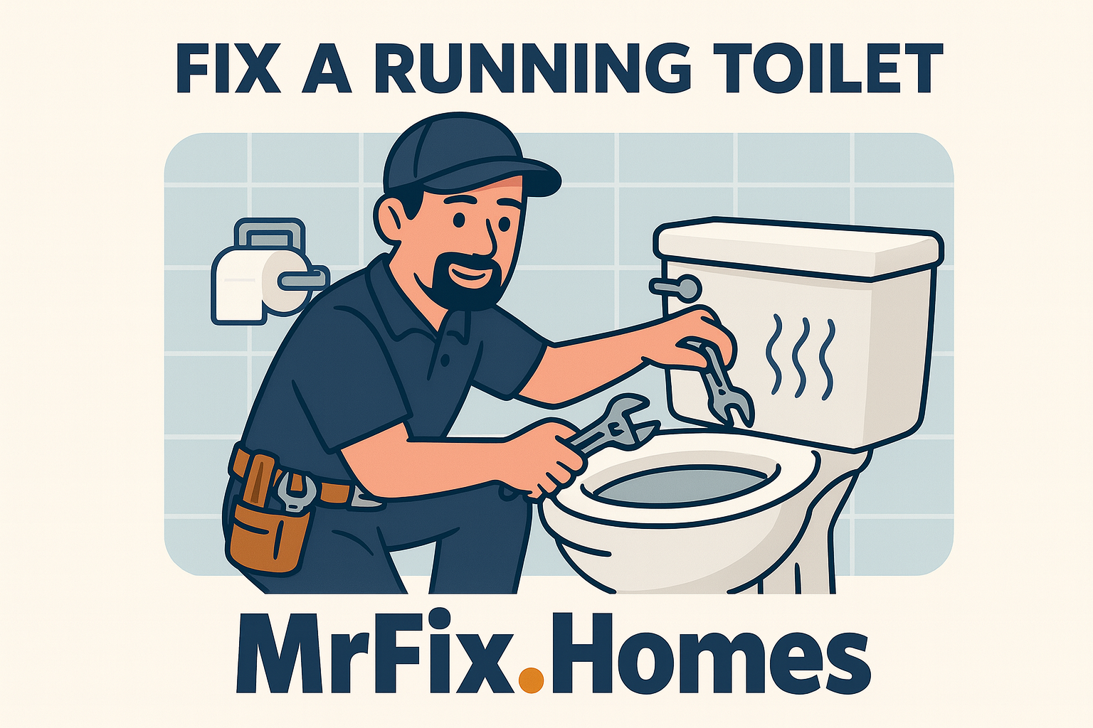 Fix a running toilet